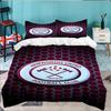 3PCS Football Club Ham-worthy Homes Bedding set,Ideal For1pc Duvet Cover And 2pcs Pillowcases Perfect for Christmas,Ideal for Bedroom, Dormitory