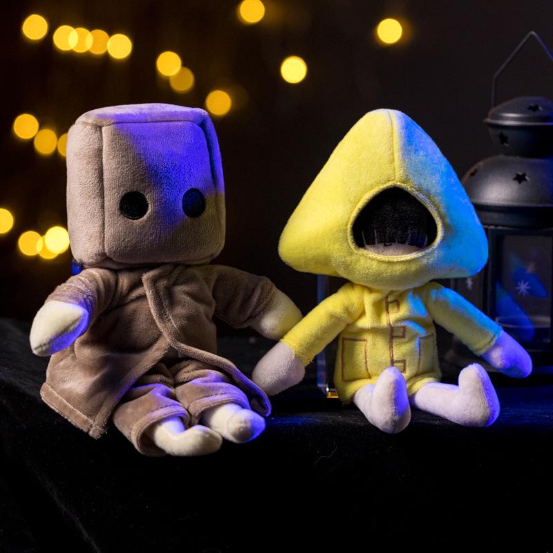 Süßes Lebensechtes Little Nightmares 2 Plüschtier Entzückende Six Figur Sammlung Cartoon Figur Abenteuerspiel Geschenk Spielzeug Für Kinder Fans