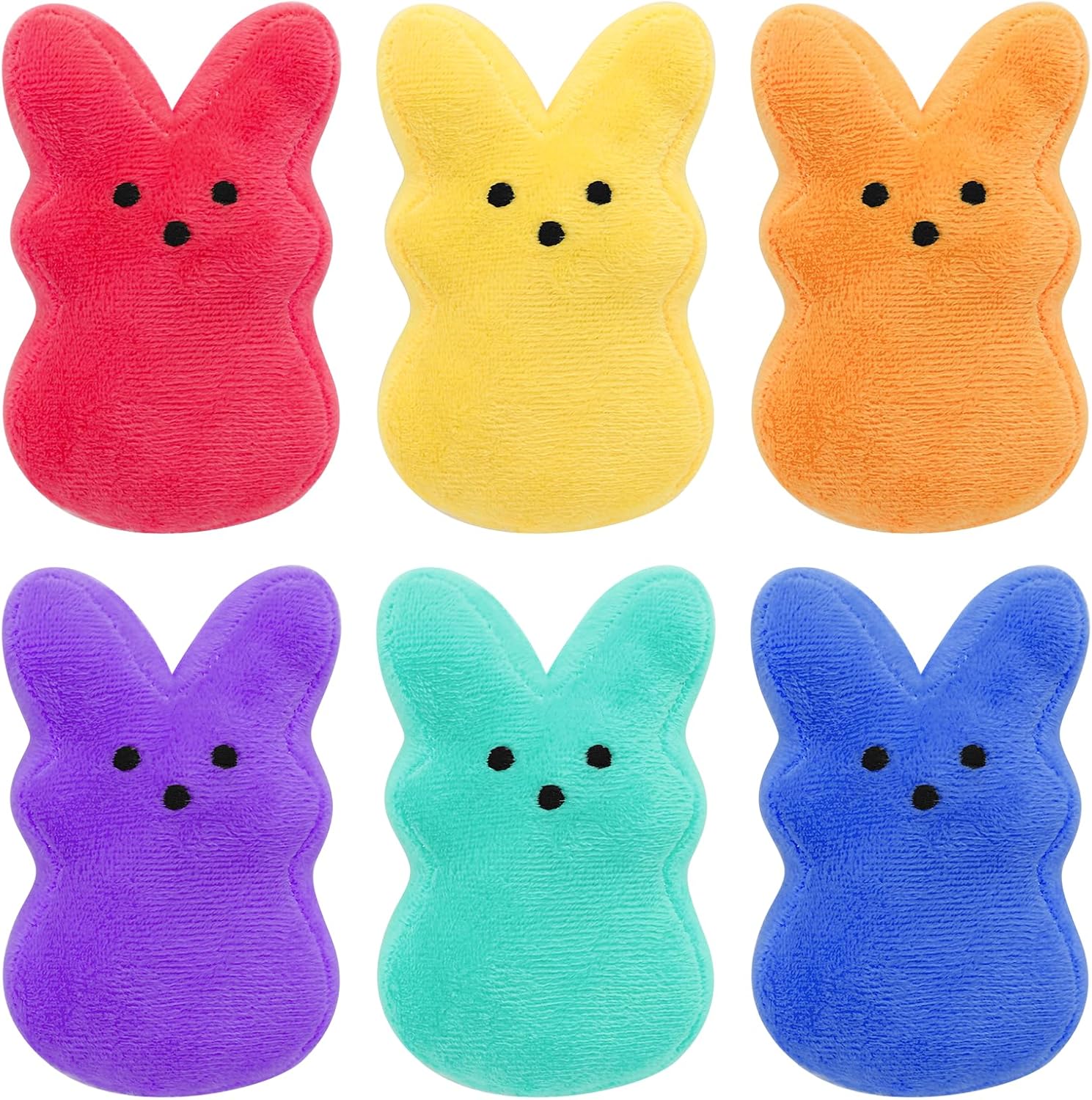 6-24Pcs Easter Bunny Plush Easter Rabbit with Carrot Stuffed Animals Adorable Easter Basket Easter Bunny Decorations for Kids designed for children s
