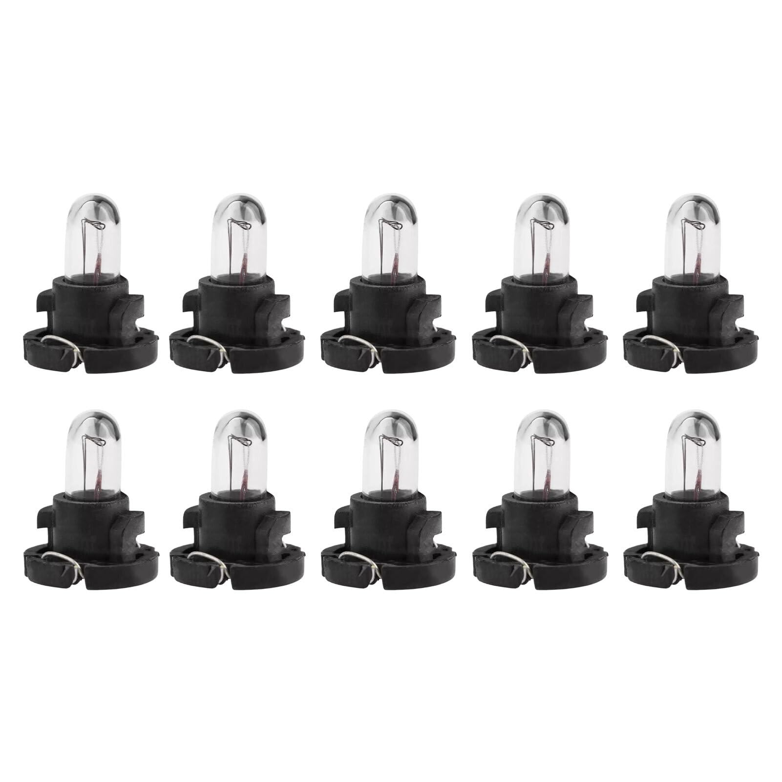 

EDHUUJSI10 Pack/Lot T3 Halogen Bulb Indicator and Easy Replacement Automotive LED Instrument Bulb for Reading Light