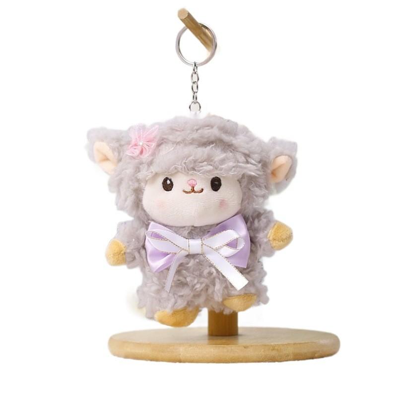 Pecora di peluche regalo per bambini con imbottitura in cotone PP per decorazioni nuziali e ciondolo per borsa