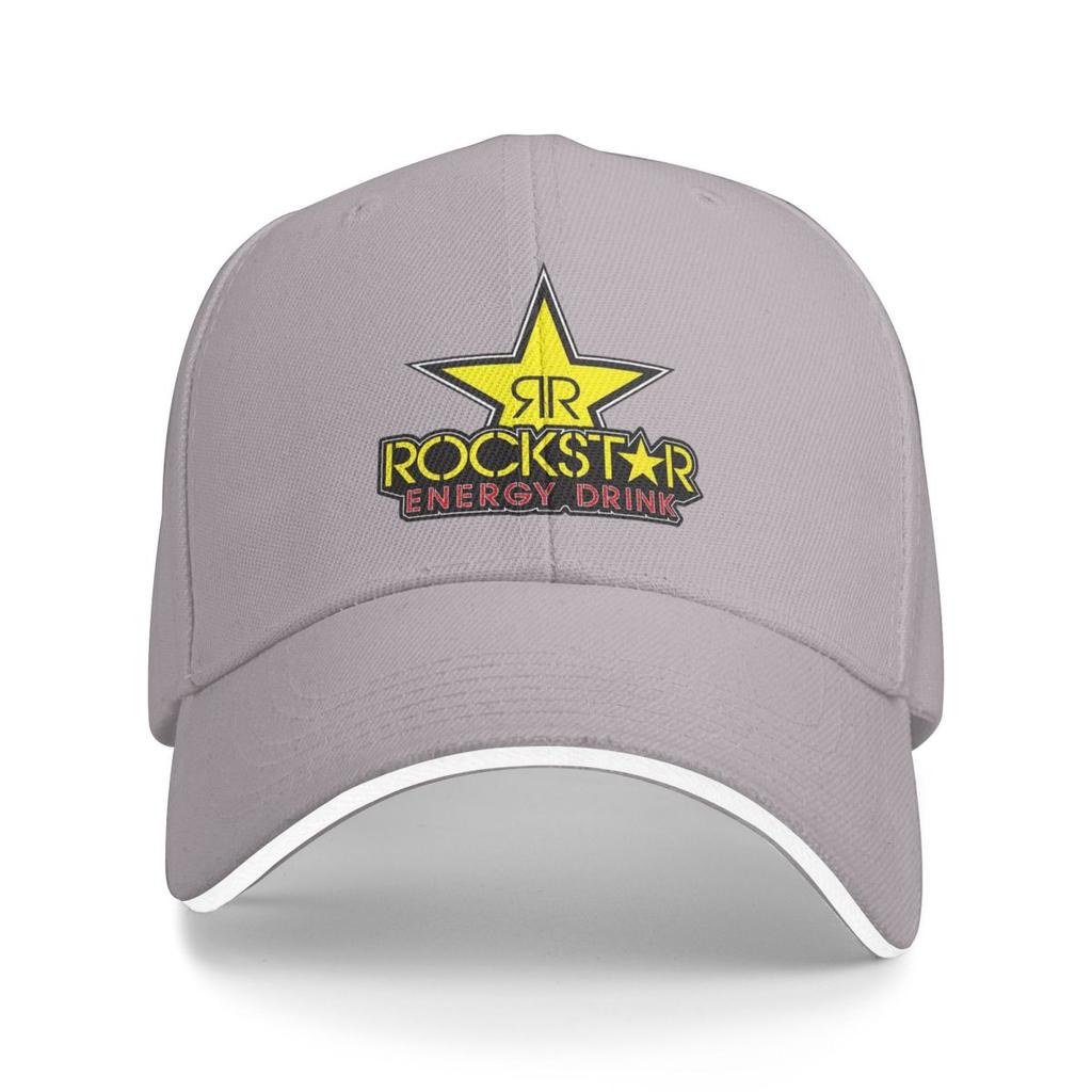Casquettes de Baseball Snapback Respirantes Décontractées Casquette d'Extérieur pour Hommes et Femmes Rockstar Energy Drink