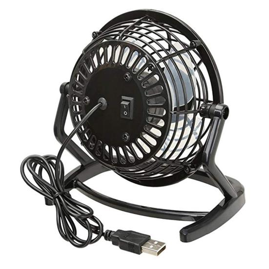 USB Mini Desktop 360 Degree Rotatable Office Fan Computer Laptop Summer Cooler