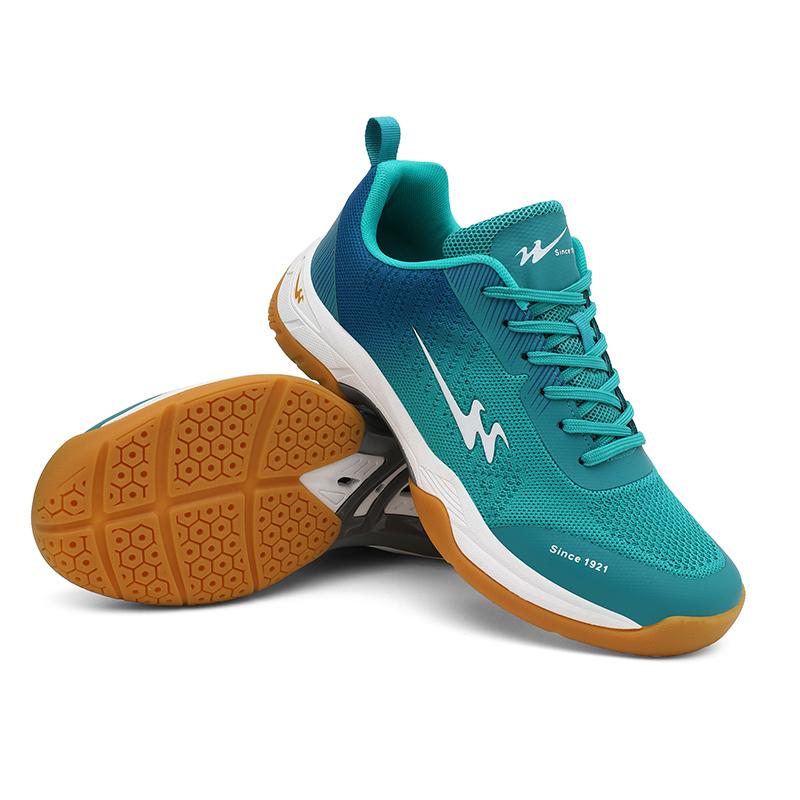 

Professional Badminton Shoes Men Women Anti-Slip Sport Tennis Trainers Outdoor Gym Sneakers Black White Big Size 45 зелений