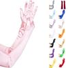 Comfortable Fit Evening Gloves Satin Gloves Elegant Design