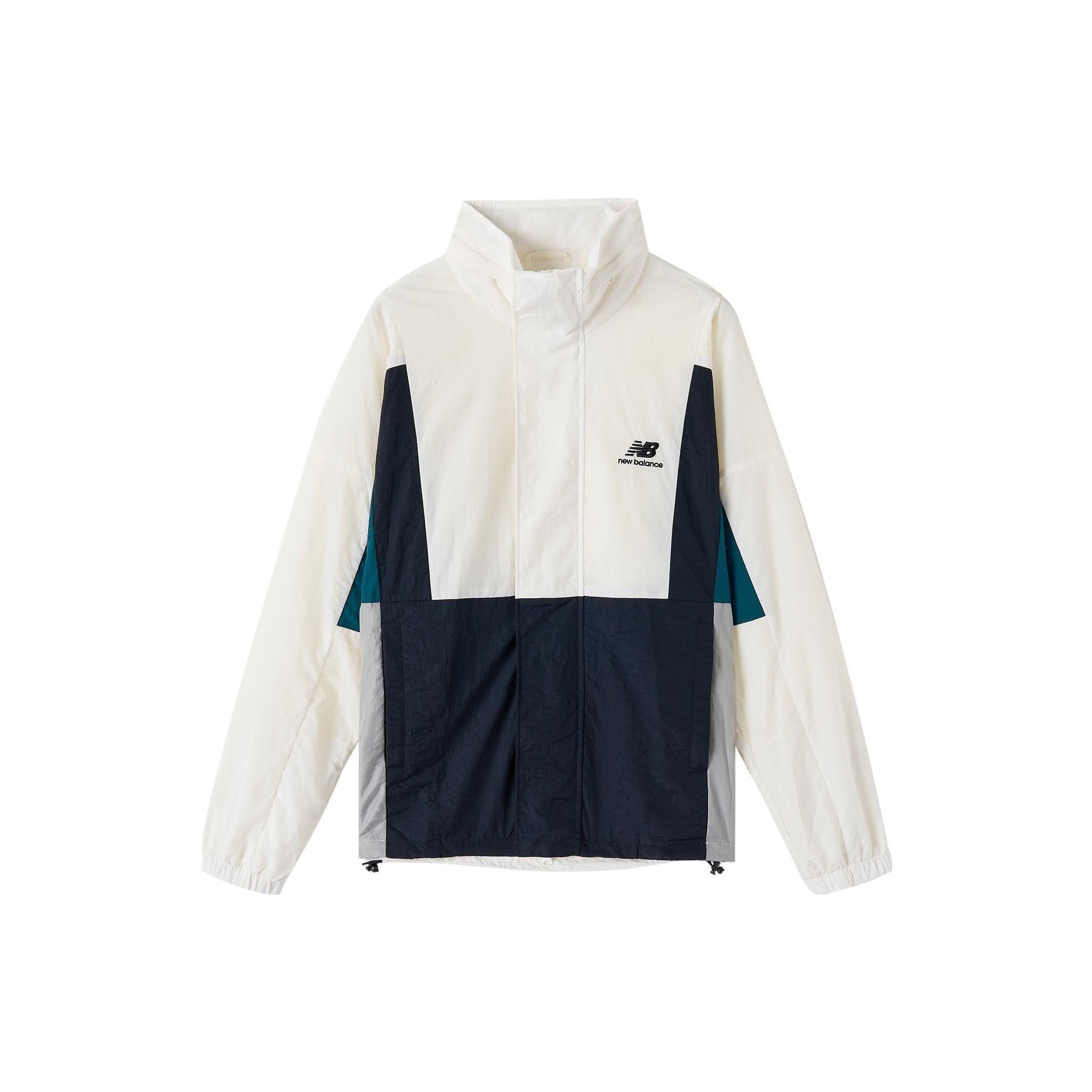 New Balance Athletics Higher Learning Windbreaker Asia Sizing White Unisex NAA33013-IV XL