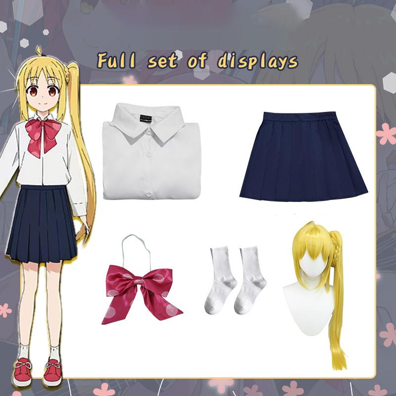 Yamada Ryo Kita Ikuyo Ijichi Nijika Gotoh Hitori Cosplay Costume BOCCHI THE ROCK! Adult Carnival Uniform Wig Anime Halloween
