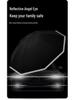 10-Rib Automatic Black Dual-Use Umbrella for Sun and Rain