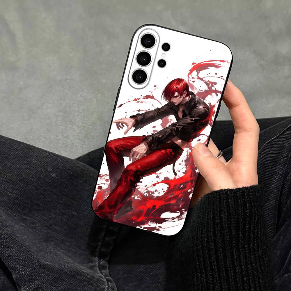 Фиолетовое пламя - Чехол для телефона Иори Ягами для Samsung S25, S24, S21, S22, S23, S30, Ultra, S20, Plus, Fe, Note, 10, 9, 5G Черная крышка Samsung S20ULTRA5G