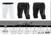 Men's Quick-Dry 7/8 Fitness Tights Sports Base Layer