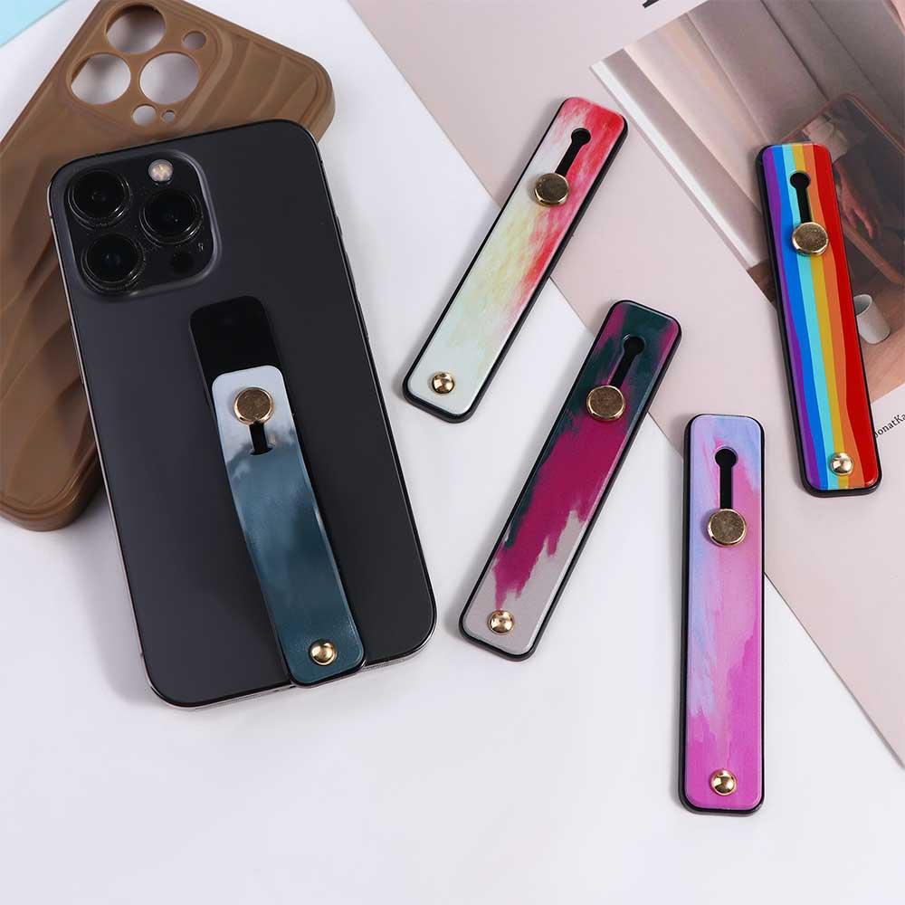 Push and Pull Phone Finger Grip Mobile Phone Holders Phone Finger Strap Telescopic Bracket