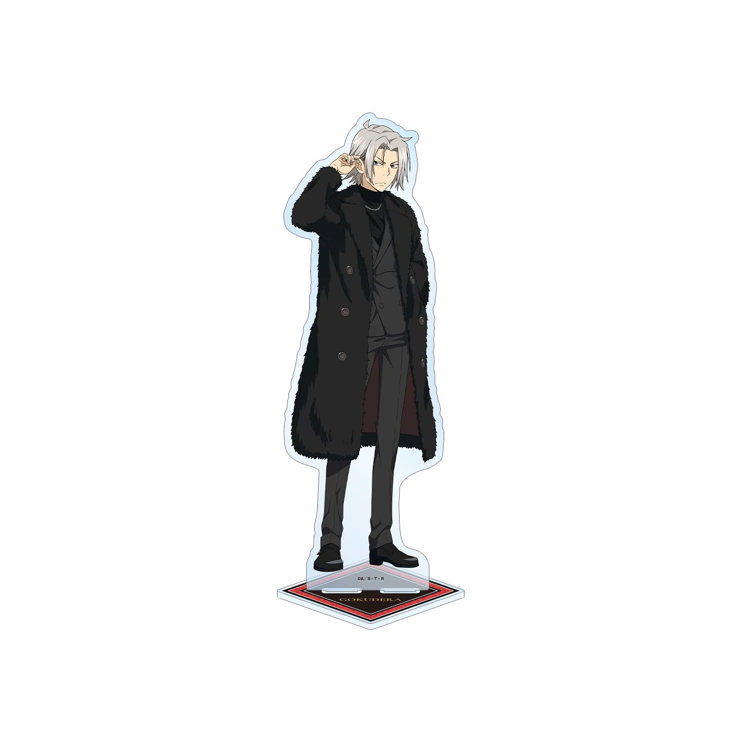 Оригинальная иллюстрация Katekyo Hitman Reborn: Хаято Гокудера Меховое пальто x Костюм Вер. Очень большая акриловая подставка
