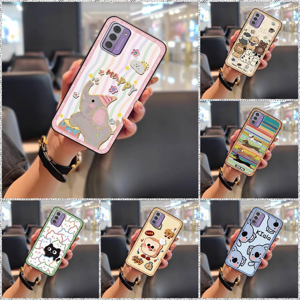 TPU Protective Phone Case For Nokia G42 5G Waterproof Cute Phone Pouch Silicone Cartoon Anti-knock Graffiti Soft Case