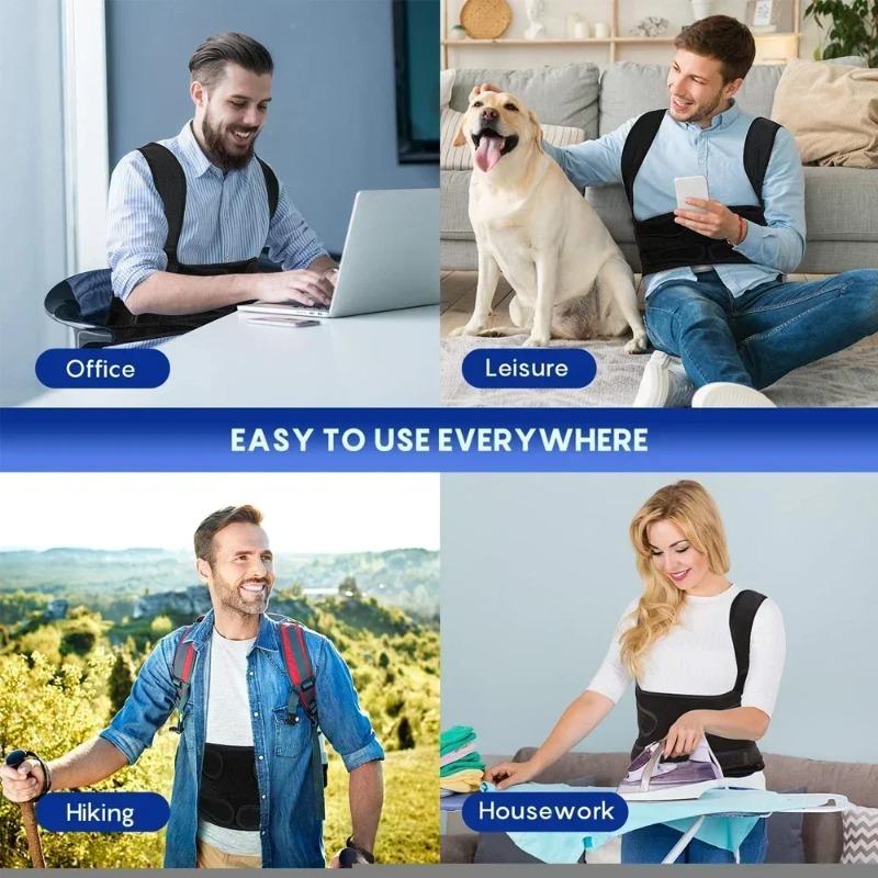 Corrector Back Orthopedic Straps Men Women Spinal Brace Comfortable Effective Upper Back Brace