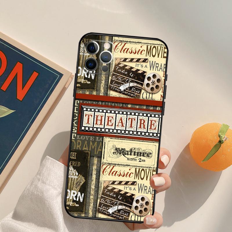 Clapperboard Funda Case For iPhone 14 15 16 Pro Max 11 12 13 Pro Max Mini XR 16 15 Plus 16e Phone Cover