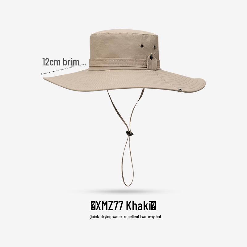 Cappello da Pesca da Uomo ad Asciugatura Rapida con Protezione UV per Esterno