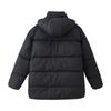 Vintage Loose Fit Cotton Padded Jacket Women Printed Round Neck Casual Coat