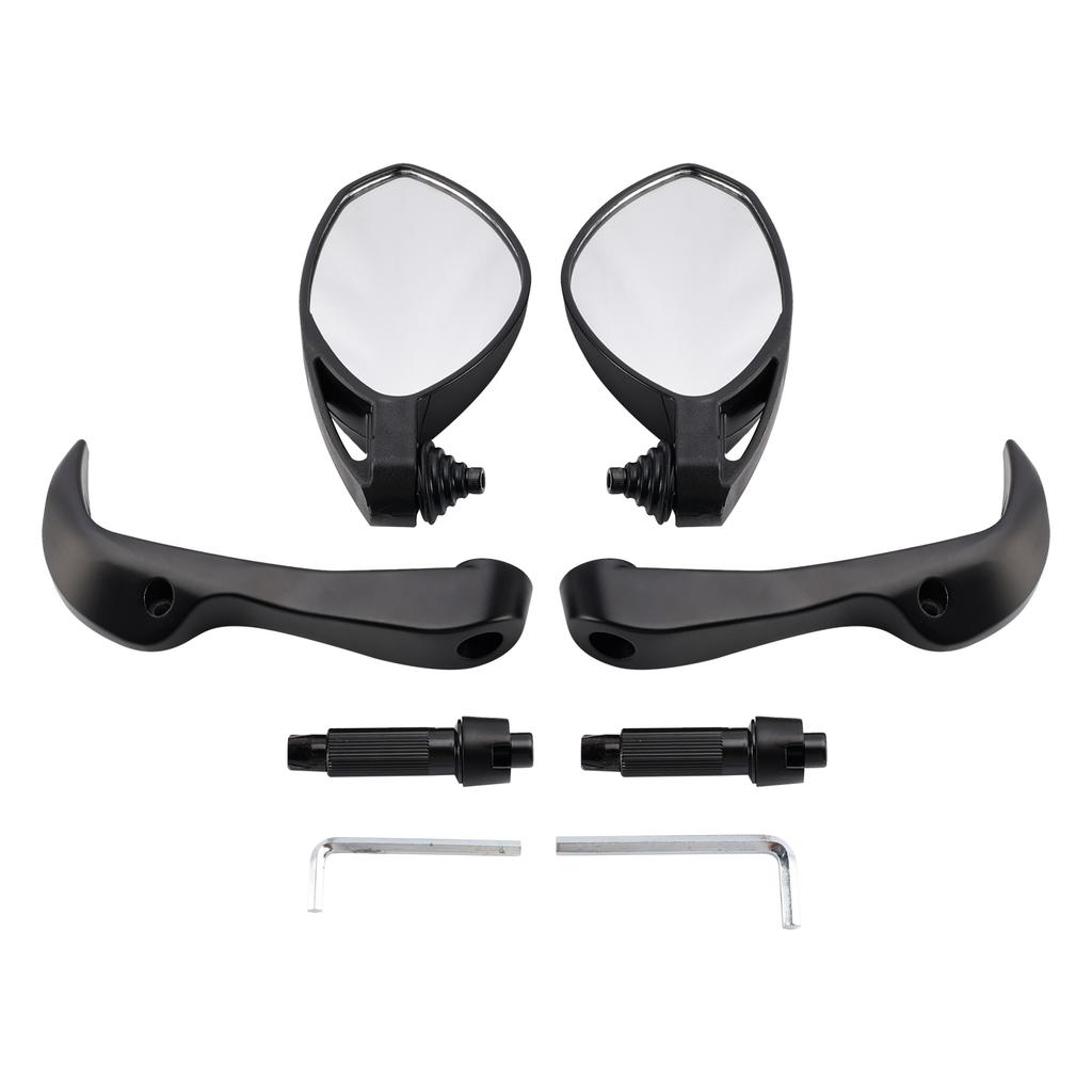 Bar End Mirror Set 18-22 Mm Handlebar Motorcycle Handguard Mirrors Universal