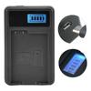 SEIVI EN EL15 Camera Battery Charger LCD Charging Display for Nikon D800 D750 D7000 Single Slot