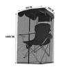 Waterproof Roof Mosquito Net Swing Rocking Chair Smooth Zipper Mesh Tent Netting  Fishing