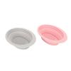 2 Stück Silikon Kosmetikpinsel Reinigungsbecken Faltbares Make-up Pinsel Reinigungsbecken für Make-up Pinsel