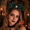 Eye Catching Festival Hair Accessories Halloween Headband with Spider Web Bow And Eyeball/Pumpkin/Ghost Decor for Lightweight Adults Kids Cosplay