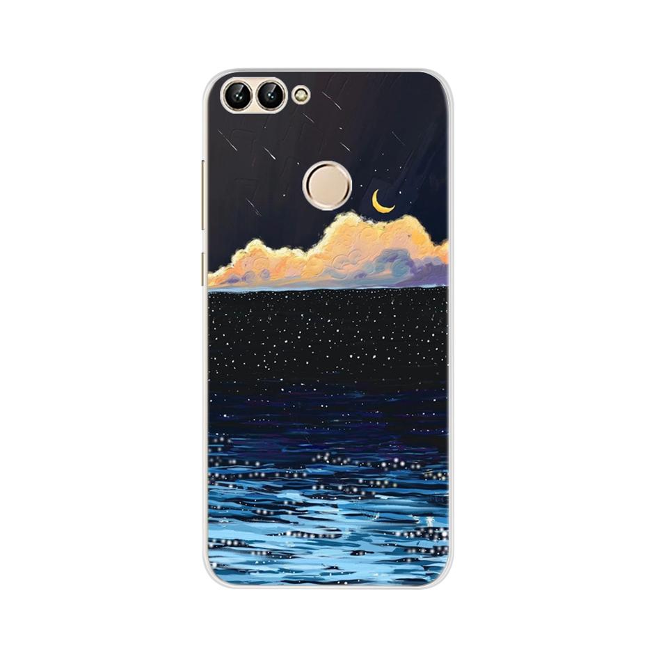For Huawei P Smart 5.65inch Case Cute TPU Soft Silicone Back Cover Phone Case For Huawei P Smart 2018 FIG-LX1 PSmart Case