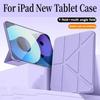 Y-Fold Leather Flip Case for IPad Mini 6 7 A17 Pro 11 M4 IPad A16 Air 11 M2 M3 for Air 2 3 4 5 6 7 8 9 10 11 Th Gen Tablet Case