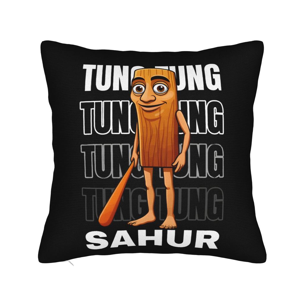 Tung Tung Tung Piazza Sahur Federa Cuscino Poliestere Cuscino Decorativo Italian Brainrot cm Federa