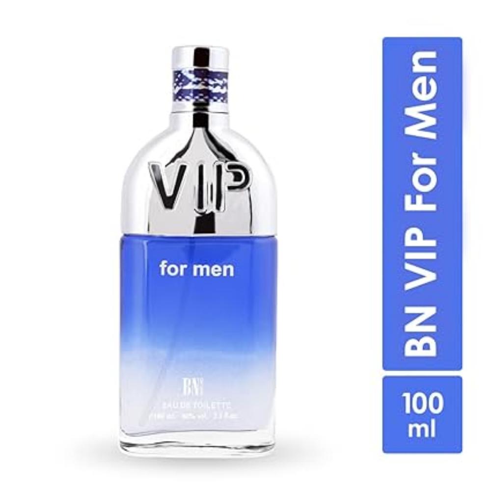 BN Parfums VIP Premium Scent, Fresh & Soothing Fragrance, Long Lasting Perfume Spray For Men, 100ml