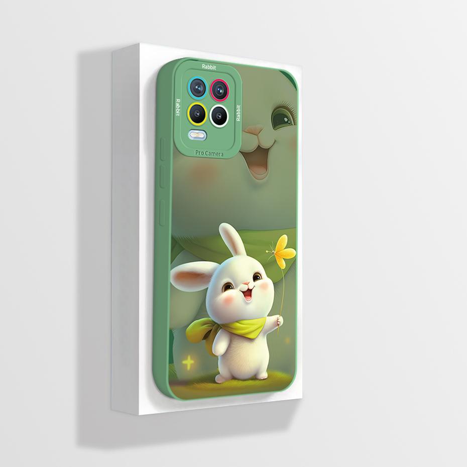For Realme 8 Case Realme 8 5G Phone Case Realme 8i Case Realme 8 Pro 8s Aesthetic Cartoon Astronaut Square Shockproof Back Cover
