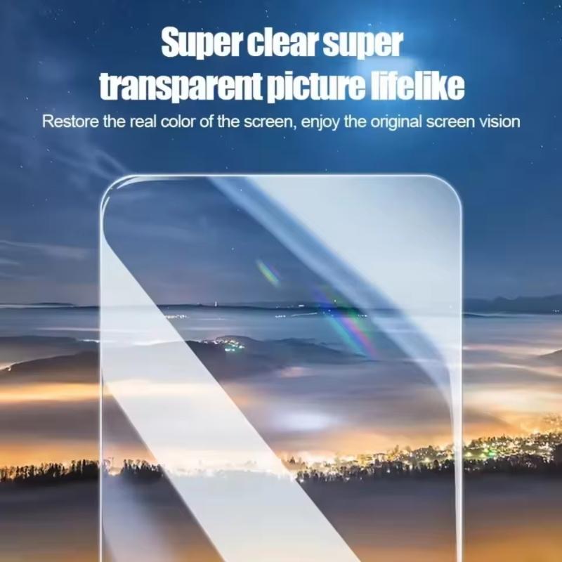 Dust Free Easy Installation Screen Protector For iPhone 17 18 Pro Max 16 15 13 12 11 14 Pro Max XR 7 8 Plus SE HD Tempered Glass2