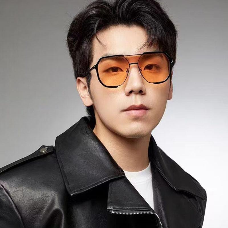 Fashion Polygon Sunglasses UV Protection for Men Women Korean Style Sun Glasses Trendy Unisex Shades