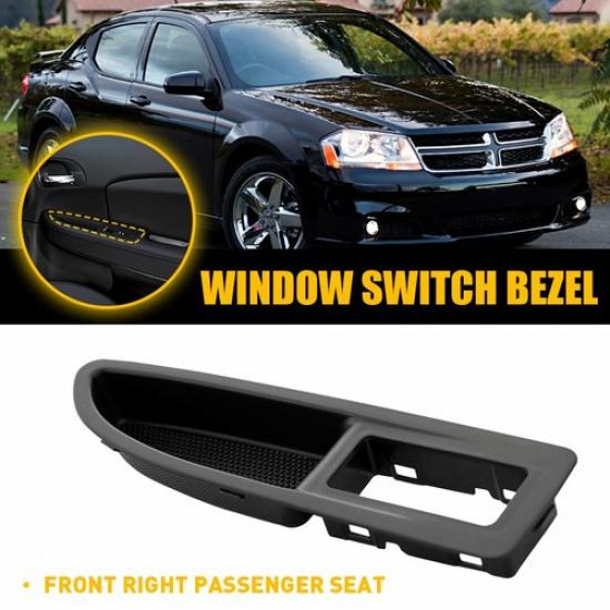 Front Window Switch Bezel Passenger Side For 2011-14 Dodge Avenger Chrysler 200