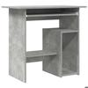 VidaXL Bureau Gris béton 80 x 45 x 74 cm Aggloméré