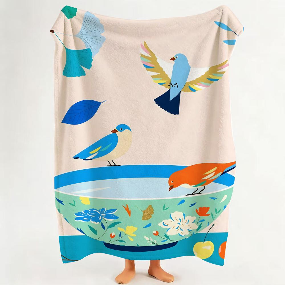 

Illustrator J Julie G Guillem Throw Flannel Throw Blanket Suitable for Sofa Living Room Bedroom 75cmx90cm