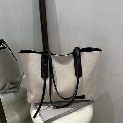 Autumn Retro Large-capacity Bag Women's New Commuter Versatile Shoulder Bag Going Out To Work Portable Tote Bag