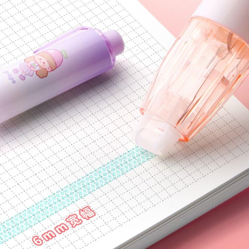 Press-On Double Sided Adhesive Tape Stationery Dot Glue Roller Tapes Dot Liner Tape Glue  Student