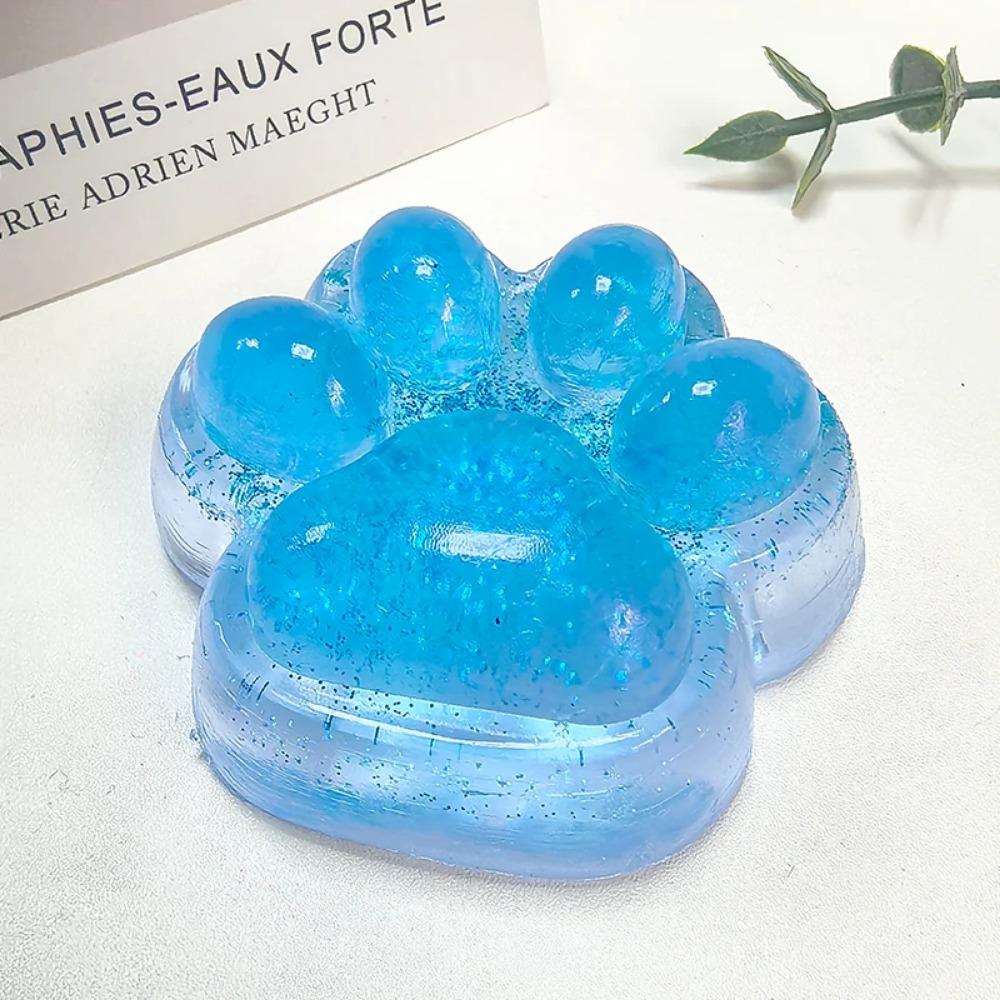Soft Taba Squishy Cat Paw Fidget Toys  Sensory Stress Relief Toy For Kids Adults Anxiety Relaxation, Squeeze Gift For Friends