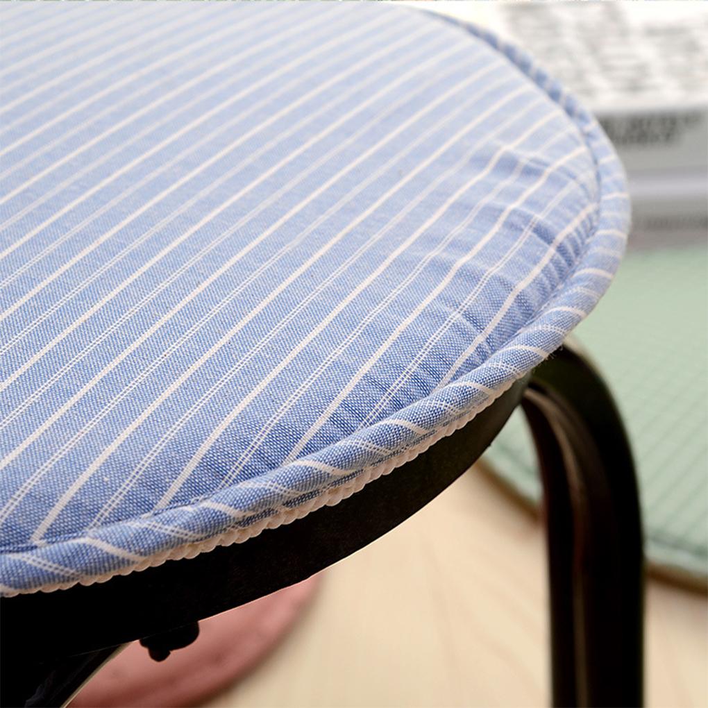 12.9 inch Seat Cushion With Straps Cotton Chair Pad Thickness Stool Mat Soft Breathable Children Living Room Office