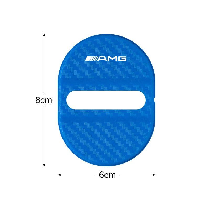 For Mercedes Benz 4PC Car Door Lock Anti Rust Protective Cover Car Door Lock Cover For Mercedes Benz AMG W124 W202 W203 W204 W210 W212 CLK Sticker