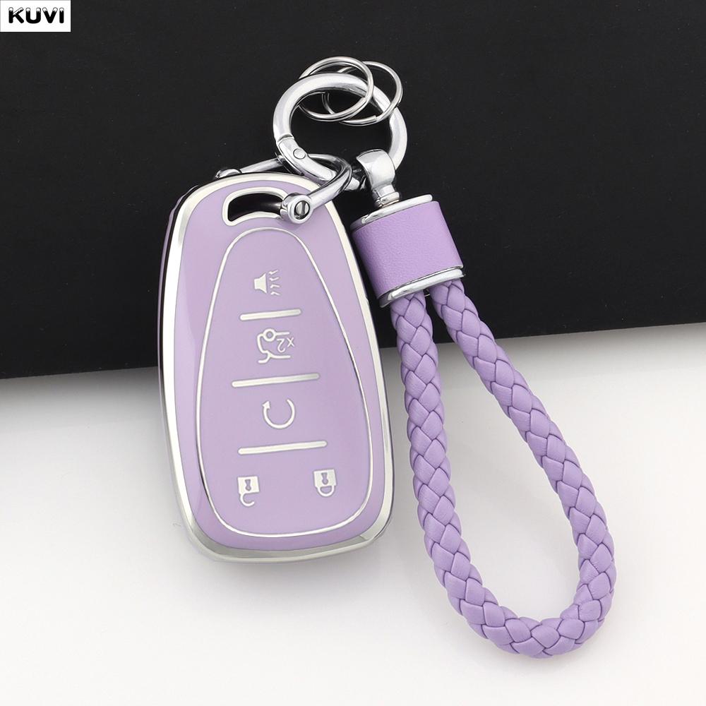 4 5 Buttons Tpu Car Key Case Cover For Chevrolet Chevy Malibu Camaro Cruze Traverse Spark Equinox Sonic Volt Bolt Accessories