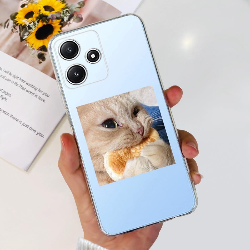 For Xiaomi Redmi 12 5G 2023 Case Redmi 12 5G Elegant Pattern Soft Silicone TPU Phone Back Cover For Redmi 12 5G Global