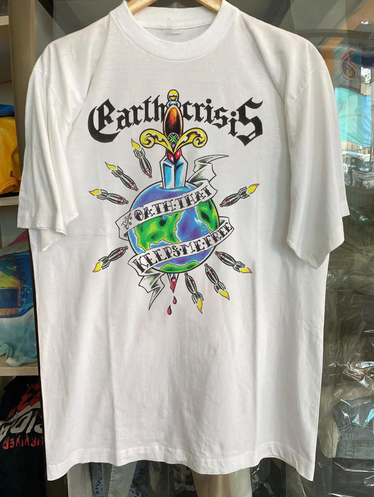 Earth Crisis Band Music White T-Shirt Cotton Unisex S-234XL 7D1715 XL