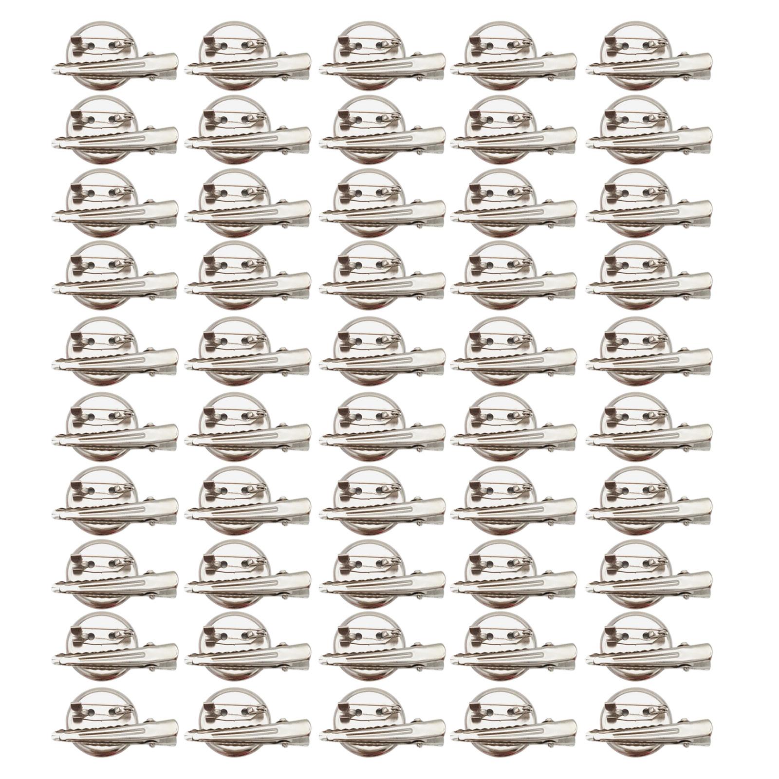 

Набор из 50 круглых дисков, брошь, зажим, стильная заколка для волос, аксессуары, компоненты для изготовления ювелирных изделий, художественная булавка, инструмент для крафта 25