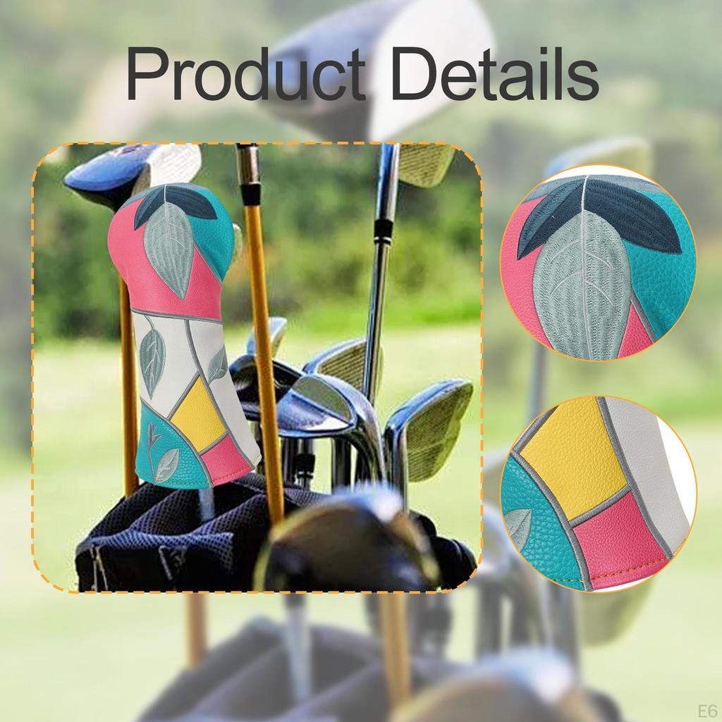 Golf Club Cover Cue Protect Case Supplies Fashion Creative Wood Headcover Protection Sleeve for