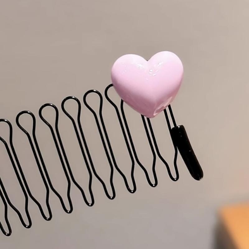 Bambini Dolce Carino Cartone Animato Pettine per Capelli Antiscivolo Pettine a Inserimento Acconciatura Accessori