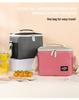 Color Block Insulated Shoulder Bag for Outdoor Camping - Thick Ice Pack & Lunch Box Preservation Bag