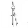 4.3 Inch Spring Gauge Metal Drawing Compass Electrocardiogram Jewellery Scribing  Compasses