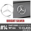 Car Original Rear Label Badge Sticker for Mercedes-Benz W166 GLE63 AMG S 2016 2017 2018 2019 ML Class Car Tail Emblem Decodation NP1